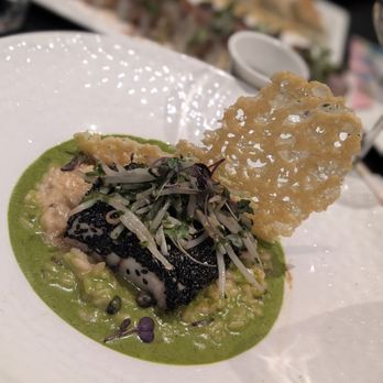 Roy's Restaurant - Swordfish with Risotto (gluten free) - Seafood Near Me - Anaheim, California
