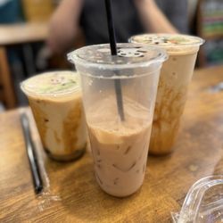 Biscoff Caramel Smoothies and Chai Latte!