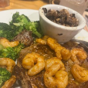 Chili's - Surf & Turf Ribeye* with mushrooms as a side they were amazing - Bars Near Me - Palmdale, California