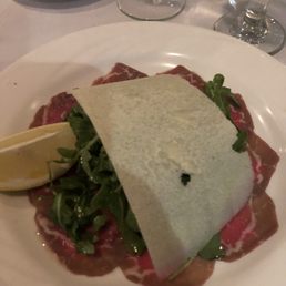 Beef carpaccio