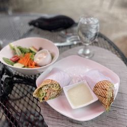 Season's At Highland Lake - Halibut wrap