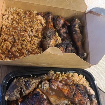 Jerk Paradise - Jerk Chicken small vs large - Caribbean Near Me - Toronto, Ontario