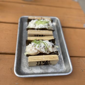 Texas Sushiko - Scallop hand roll!!!!!! - Sushi Bars Near Me - Austin, Texas