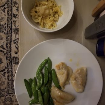 S&D Polish Deli - The place we are staying has big dishes. So pic is misleading. I added snow peas and this is what we had for dinner - Polish Near Me - Pittsburgh, Pennsylvania