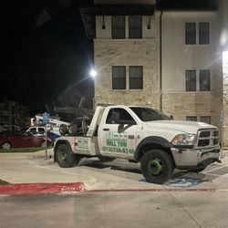 Will Tow - Illegally parked tow truck