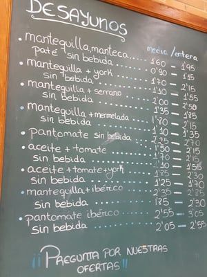 Menu photo 1 Coffee Corner Seville, SE