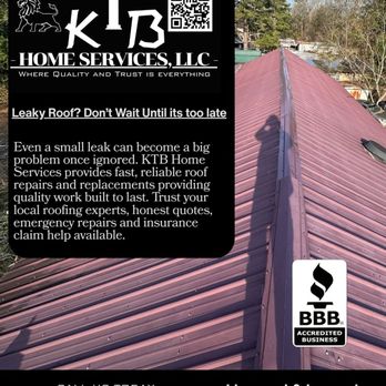 KTB Home Services - KTB Home Services LLC metal roof inspection in Charleston SC - Siding Near Me - Charleston, South Carolina