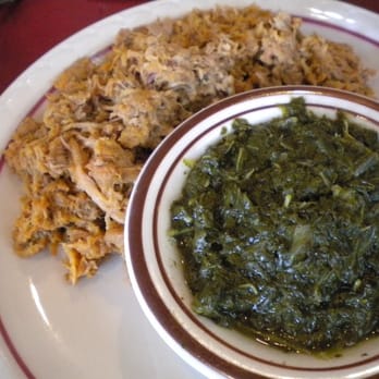 Mama Dip's Kitchen - chopped pork w/collard greens - Southern Near Me - Chapel Hill, North Carolina Mama Dip's Kitchen - chopped pork w/collard greens - Southern Near Me - Chapel Hill, North Carolina