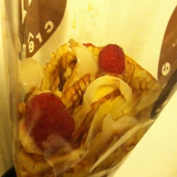 T-Swirl Crepe - Lychee rose crepe w raspberries - Creperies Near Me - Flushing, New York