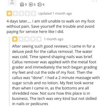Element Nail Bar - Original review that I had to remove to receive a refund - Nail Salons Near Me - Phoenix, Arizona Element Nail Bar - Original review that I had to remove to receive a refund - Nail Salons Near Me - Phoenix, Arizona
