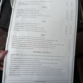 The Raymond 1886 - Menu pt.2 7/2025 - New American Near Me - Pasadena, California