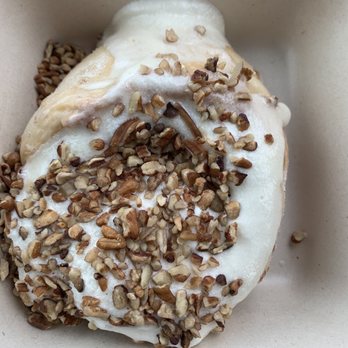 Cinnaholic - Classic Old Skool Roll with nuts - Desserts Near Me - Cary, North Carolina Cinnaholic - Classic Old Skool Roll with nuts - Desserts Near Me - Cary, North Carolina