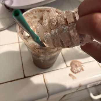 Starbucks - Huge chunk of ice that wasn't blended into my drink waste of 6.25!!! - Coffee & Tea Near Me - Rowland Heights, California Starbucks - Huge chunk of ice that wasn't blended into my drink waste of 6.25!!! - Coffee & Tea Near Me - Rowland Heights, California