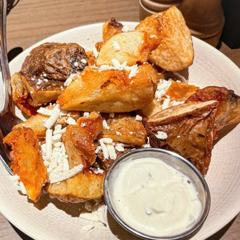 Aba - CRISPY POTATOES ($10) - Mediterranean Near Me - Austin, Texas Aba - CRISPY POTATOES ($10) - Mediterranean Near Me - Austin, Texas