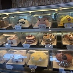 Cute animal cakes.