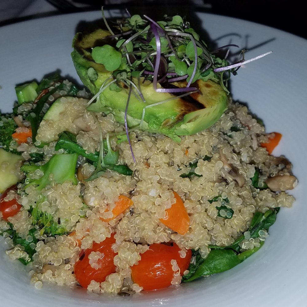 Hangar Bar & Grill - Grilled avocado quinoa salad - American Near Me - San Jose, California Hangar Bar & Grill - Grilled avocado quinoa salad - American Near Me - San Jose, California