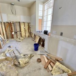 LC Builders - Narrow Edmonds kitchen demolition before the kitchen remodel