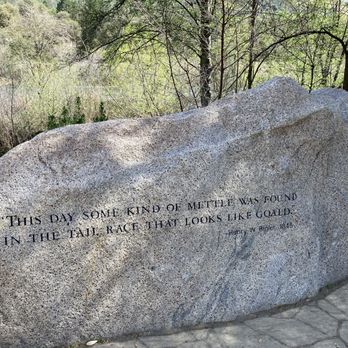Marshall Gold Discovery State Historic Park - Gold discovery marker - Parks Near Me - Coloma, California Marshall Gold Discovery State Historic Park - Gold discovery marker - Parks Near Me - Coloma, California