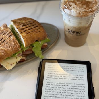 Safwa Cafe - Turkey sandwich & iced French toast latte - Coffee & Tea Near Me - Somerset, New Jersey Safwa Cafe - Turkey sandwich & iced French toast latte - Coffee & Tea Near Me - Somerset, New Jersey