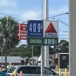 Citgo - Price advertises lower than actual price.