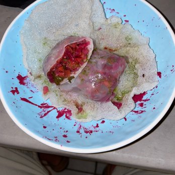 Patio de las Flores - Blooming rice - rice paper bundle filled with veggies - Tapas/Small Plates Near Me - Carolina, Puerto Rico