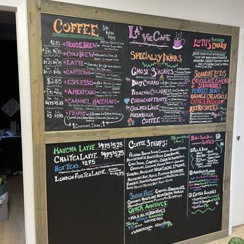 La Vie Always Latte Cafe - Loads of hot, cold beverages- interesting names! - Coffee & Tea Near Me - Norfolk, Virginia
