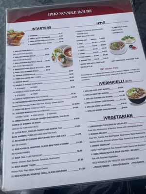 Menu photo 8 iPho Noodle House Lake Mary, FL