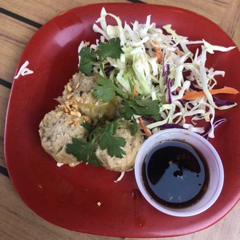 Thai Plate - Chicken dumplings - Thai Near Me - Jackson, Wyoming Thai Plate - Chicken dumplings - Thai Near Me - Jackson, Wyoming