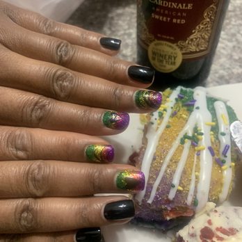Big John’s Donuts -N- Deli - Mardi Gras themed nails, matching my king cake donut. - Donuts Near Me - Kenner, Louisiana Big John’s Donuts -N- Deli - Mardi Gras themed nails, matching my king cake donut. - Donuts Near Me - Kenner, Louisiana
