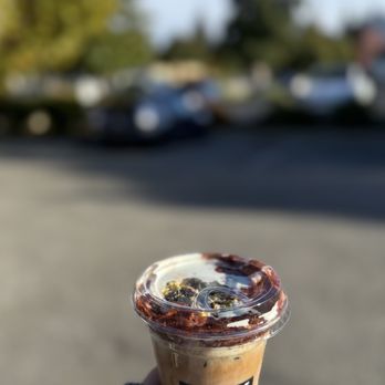Block Coffee - Pistachio Cream Latte - Coffee & Tea Near Me - San Jose, California