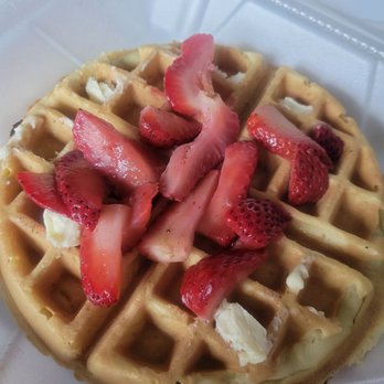 Waffle King's Virginia Kitchen - Sad berries and dry af waffle. Plus where's the advertised whipped cream? - Breakfast & Brunch Near Me - Herndon, Virginia Waffle King's Virginia Kitchen - Sad berries and dry af waffle. Plus where's the advertised whipped cream? - Breakfast & Brunch Near Me - Herndon, Virginia