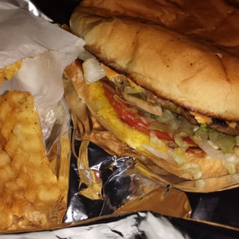 Texas Burger - Texas burger with krinkle cut fries - Burgers Near Me - Midland, Texas
