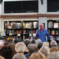 Hospice of Santa Cruz County - Great collaboration with Bookshop Santa Cruz to talk about The Five Invitations and what death can teach us about living fully. July 2017.