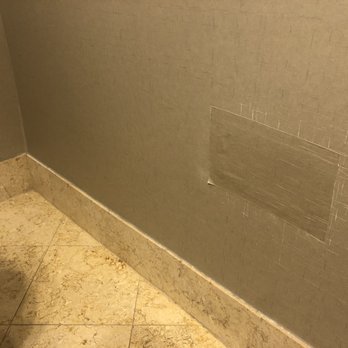 Hotel del Coronado, Curio Collection by Hilton - Sloppy patch-up in the bathroom - Coronado, CA