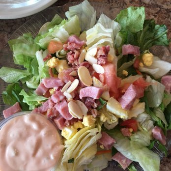 Damons Grill - Ice burg salad was crunchy but it doesn't make up for my well done angus steak - Seafood Near Me - Myrtle Beach, South Carolina Damons Grill - Ice burg salad was crunchy but it doesn't make up for my well done angus steak - Seafood Near Me - Myrtle Beach, South Carolina