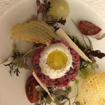 L'Arpège - Vegetarian steak tartare- made from beets! Fantastic! - French Near Me - Paris, 75