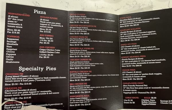 Menu photo 1 Uncle Giuseppes Marketplace Melville, NY