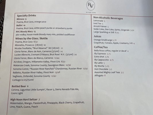 Menu photo 2 River Vine Santa Rosa, CA Menu photo 2 River Vine Santa Rosa, CA