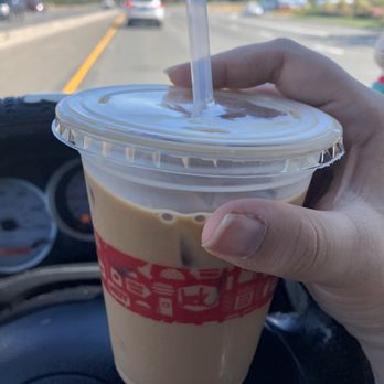 Jack in the Box - Regular iced caramel coffee - Fast Food Near Me - Lincoln, California