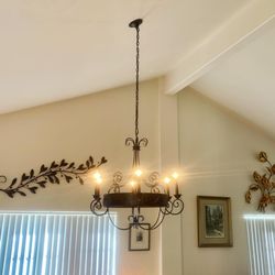 Premier Electric - Installation of a Chandelier