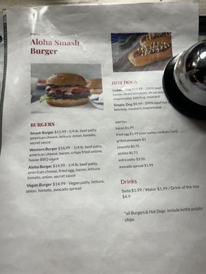 Menu photo 7 Aloha Smash Burger - Waikiki Honolulu, HI