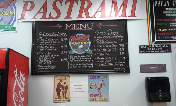Menu photo 8 Chicago Pastrami Issaquah, WA Menu photo 8 Chicago Pastrami Issaquah, WA