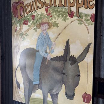 Deutsch Apple Bakery - Artwork in the dining room - Bakeries Near Me - Blanco, Texas