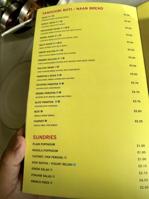 Menu photo 1 Achari West Drayton, XGL Menu photo 1 Achari West Drayton, XGL