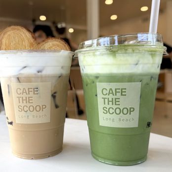 Cafe The Scoop - Scoop latte and Matcha einspanner - Cafes Near Me - Long Beach, California