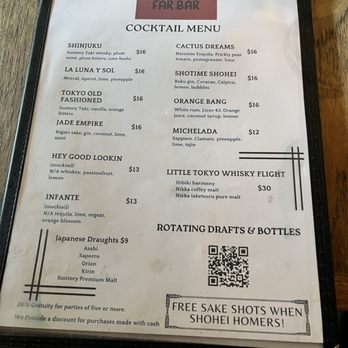 Far Bar - Asian Fusion Near Me - Los Angeles, California