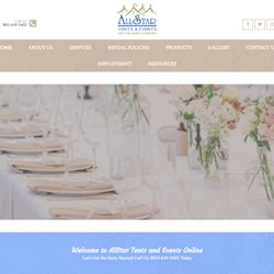 Alive Media - AllStar Tents & Events Web Design | | 2017