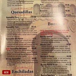 Los Arcos Mexican Grill - Menu
