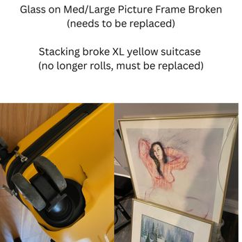 3 Men Movers - Houston - Suitcase and painting were broken - Movers Near Me - Houston, Texas