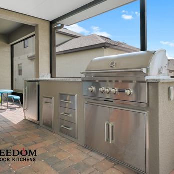 Freedom Outdoor Kitchens - W Project Final Results! - Patio Coverings Near Me - Melbourne, Florida